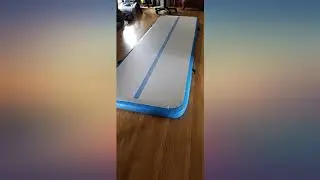 AKSPORT Air Mat Tumble Track Gymnastics Inflatable Tumbling Mat with Electric Air review