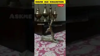 OLD 60 YEARS BRASS DEAR 🦌🦌🦌 #collection 🇮🇳🇮🇳#hobby 😃😃#viral #antique #trending #youtube #shorts 🙏