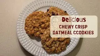 Make These Chewy Crisp Oatmeal Walnut Cookies Right Away 