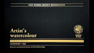 Testing the new 4th generation Paul Ruben's professional watercolor paints