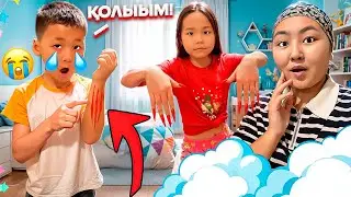 БІР КҮН БОЙЫ ҰЗЫН ТЫРНАҚПЕН💅🏻👀|БАҒДАТТЫ ТЫРНАП АЛДЫ😣😡🤯#trend @Nazymmenbirge 