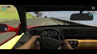 Racing in Car 2 Red Car Driving in Hill , Forest,City, Evening