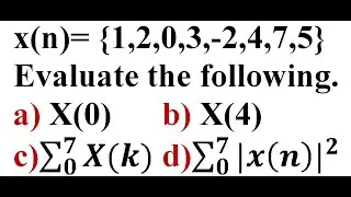 DFT and Parseval's Theorem