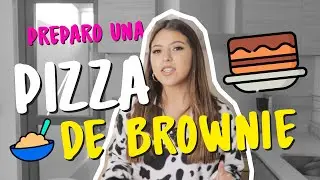 PREPARO UNA PIZZA DE BROWNIE | IGNACIA ANTONIA 👑