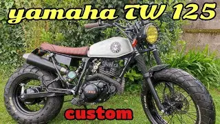 yamaha TW 125 custom. présentation et tuto meca