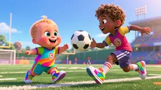 Sports 123 Team Play ⚽🏀 Fun Counting & Active Song for Kids Toddlers Preschool