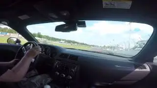 robbys 10th run. Autocross in a Challenger