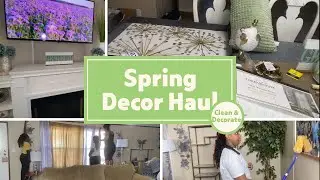 SPRING DECOR HAUL | SPEED CLEAN WITH ME