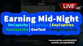 LIVE:  Earning Proof -Mid Night: Done Work at 20-30 minute & Earn 0.1$ in 2captcha➜Online Data Entry