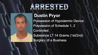 07-01-2021 Dustin Pryor Arrested by the Nye County Sheriff's Office