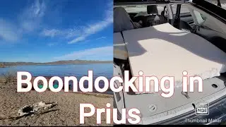 Exploring Arizona:  Alamo Lake, Boulder OHV Staging Area and a new bed for the Prius