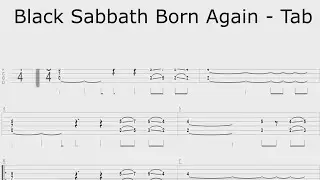 Black Sabbath Born Again - Tab