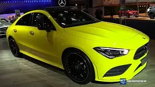 2020 Mercedes Benz CLA 180 Sport Edition - Exterior Interior Walkaround   2020 Brussels Auto Show