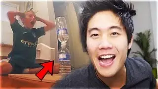 Top 10 MOST INSANE Water Bottle Flip TRICKSHOTS! (Best Luckiest Bottle Flip Trickshots)