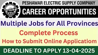PESCO Jobs 2025 | Latest Govt Jobs in Power Sector |Apply Online Now | New Govt jobs Today
