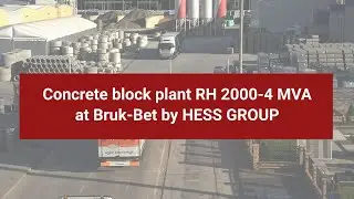 Concrete block plant RH 2000-4 MVA at Bruk-Bet by HESS GROUP