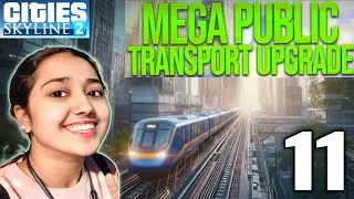 This TRAIN Network Changed My Whole City! 🚆🔥🏙️ | Cities Skylines 2