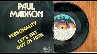 Paul Madison - Personality - ℗ 1979 - Ba&uacute;🎶