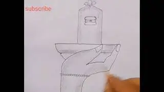 How to make shivling with hand 👏/pencil art drawing.