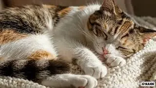 Cat purring sound for relaxing or sleeping | 2hrs 