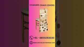 Elegant Chiavari Chair Covers for Weddings & Events | Luxury Chair Decoration Ideas