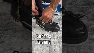 C&oacute;mo poner los CORDONES a las LV SKATE #tutorial