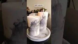 How to make a concrete candle #DIY #candlemaking #concrete #candles #candlelight #easy #stepbystep