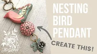 Nesting Bird Pendant Jewelry Tutorial