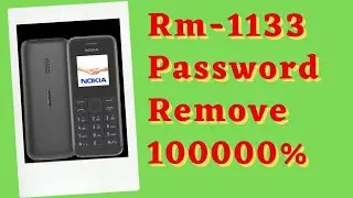 New Nokia Rm 1133 (105) Remove Password 100% | Reset | Formate | Miracle Box | Nokia password reset