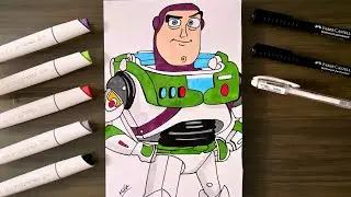 Drawing Buzz Lightyear | Toy Story 