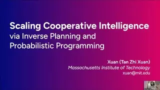 Scaling Cooperative Intelligence via Inverse Planning and Probabilistic Programming
