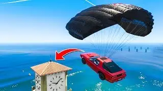 EPIC Parachute Car STUNTS In GTA 5!