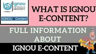 What is IGNOU E-Content | IGNOU E-Content App | IGNOU Official Android Application | GullyBaba