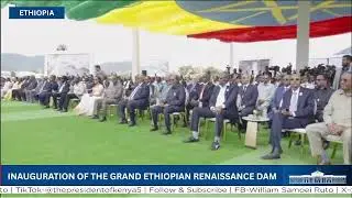 Inauguration of the Grand Ethiopian Renaissance Dam