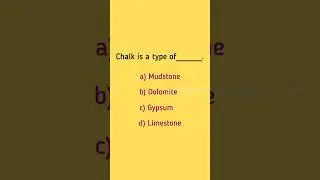 Chalk | Geology | Geochangers | Geology In Tamil | #shorts