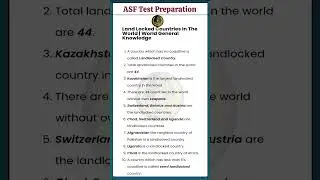ASF GK Important MCQs|ASF 2025|Carporal|ASI #asfjobs2025 #asfwrittentest #testpreparation #asftest