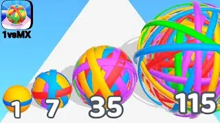 Satisfying Mobile Game Freeplay - Ball Run, Number Run, Flexy Runner - Video Gameplay 2024 - 1vsMX
