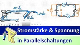 Stromstärke und Spannung (und Energiestrom) in Parallelschaltungen