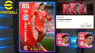 RACIKAN TERBAIK JOAO CANCELO CLUB SELECTION BAYERN MUNCHEN!! MAX RATING 95 BOOSTING 98 - efootball