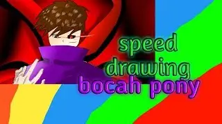 Speed drawing bocah pony