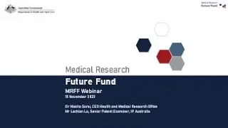 Medical Research Future Fund (MRFF) Webinar 15 November 2022