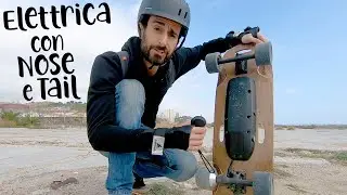 Uno skate elettrico con doppio kicktail - Elwingboard review