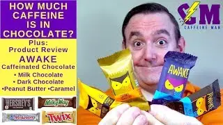 How much caffeine is in chocolate? Plus, Awake Chocolate Review