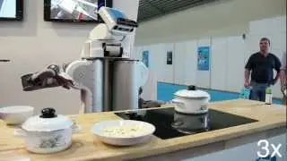 PR2 Serving Popcorn at Automatica 2012