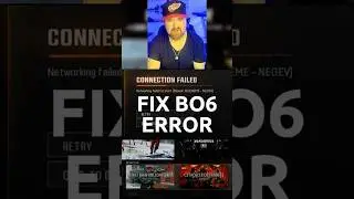 How to Fix Networking Error in Black Ops 6 & Warzone #blackops6 #bo6 #callofduty #warzone