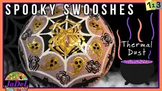 Color Changing Halloween Spider Mandala Art for Beginners | How to Mandala