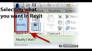 How to Select what you want in REVIT