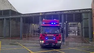 Merseyside Fire & Rescue Service - City Centre Incident Command Unit Pod Turnout
