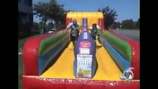 Wacky 2 Lane Bungee Run Race Inflatable
