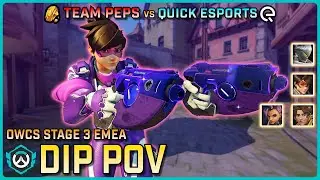 [ Dip ] CLEAN Tracer | Team Peps vs Quick Esports | OWCS EMEA Stage 3